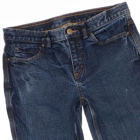 Duluth Jeans Womens Size 6 Blue Mid Rise Bootcut Denim Measures 31 x 30 - Picture 2 of 9